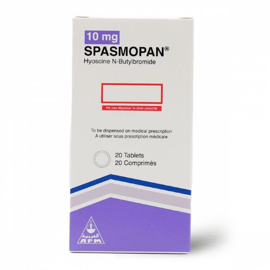 Picture of SPASMOPAN 10 MG 20 TAB