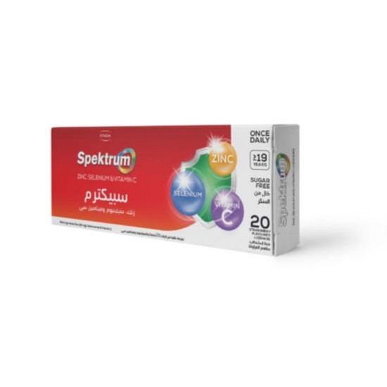 Picture of SPEKTRUM GUMMIES ZINC 20 LOZENGES