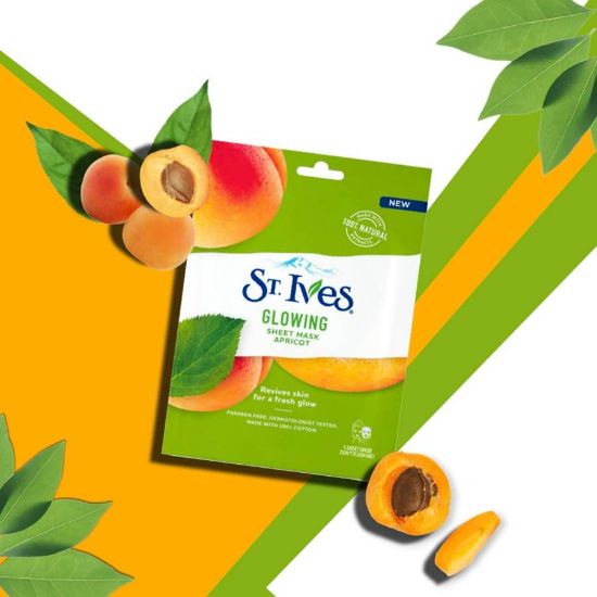Picture of ST. IVES GLOWING APRICOT FOR FRESH GLOW SHEET MASK 7897