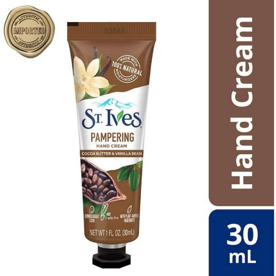 Picture of ST. IVES PAMPERING COCOA BUTTER & VANILLA BEAN HAND CREAM 30