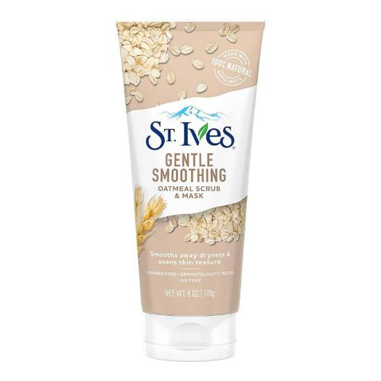 Picture of ST.IVES GENTLE SMOOTHING OATMEAL SCRUB & MASK 170G 5862