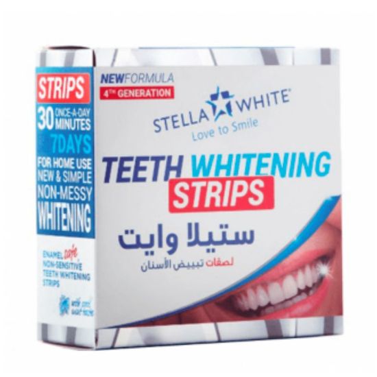 صورة ستيلا وايت لصقات لتببيض الأسنان 28 حبة