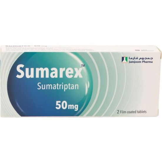 Picture of SUMAREX 50 MG 2 TAB