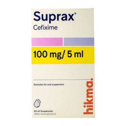Picture of SUPRAX 100 MG SUSP 60 ML