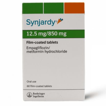 Picture of SYNJARDY 12.5/850 MG 60 TAB