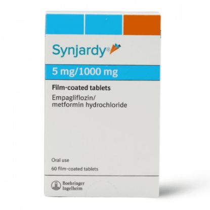 Picture of SYNJARDY 5/1000 MG 60 TAB