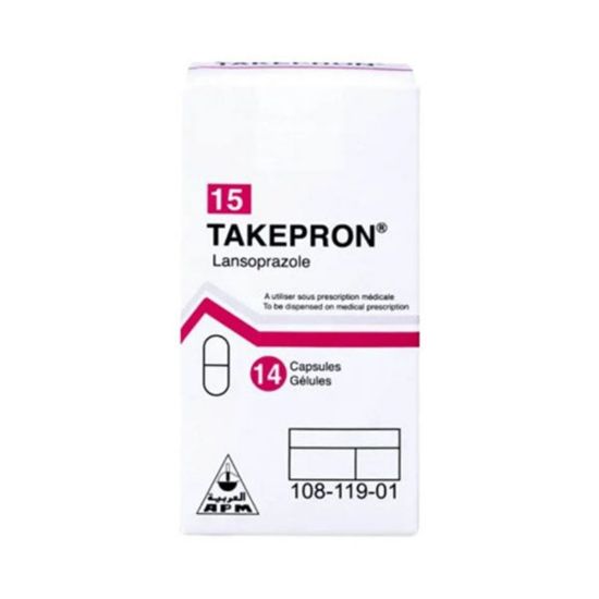 Picture of TAKEPRON 15 MG 14 CAP