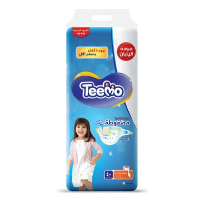 Picture of TEEMO BABY DIAPERS MEGA PACK EXTRA LARGE SIZE 6 (40 × 3 )