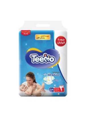 Picture of TEEMO BABY DIAPERS MEGA PACK MEDIUM SIZE 3 (58 × 3 )
