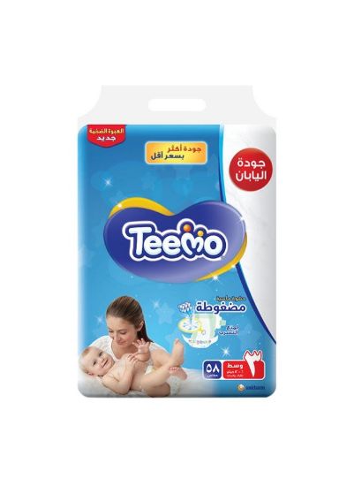 Picture of TEEMO BABY DIAPERS MEGA PACK MEDIUM SIZE 3 (58 × 3 )