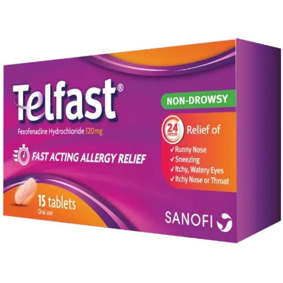 Picture of TELFAST 120 MG 15 TAB