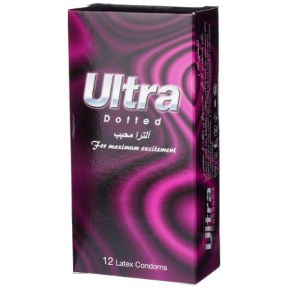 Picture of ULTRA DOTTED CONDOMS 12 PCS 502372-1033