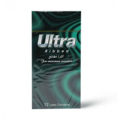 Picture of ULTRA RIBBED CONDOMS 12 PCS 502375-2030