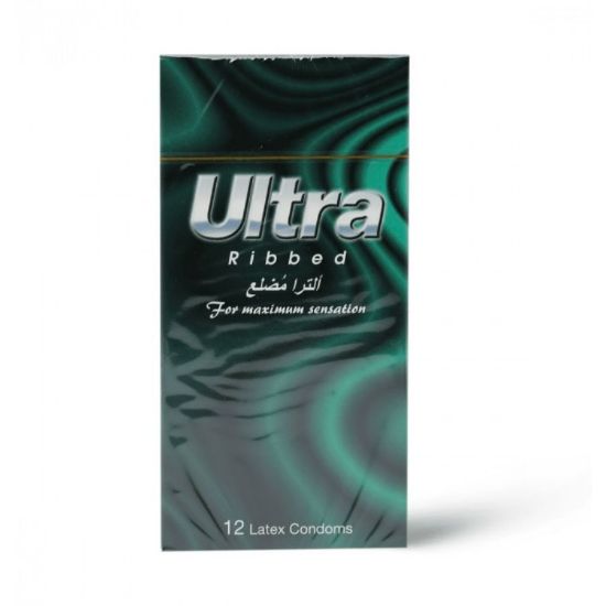 Picture of ULTRA RIBBED CONDOMS 12 PCS 502375-2030
