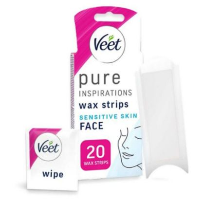 Picture of VEET WAX STRIPS SENS.SKIN 20'S+GET FACE 50% OFF