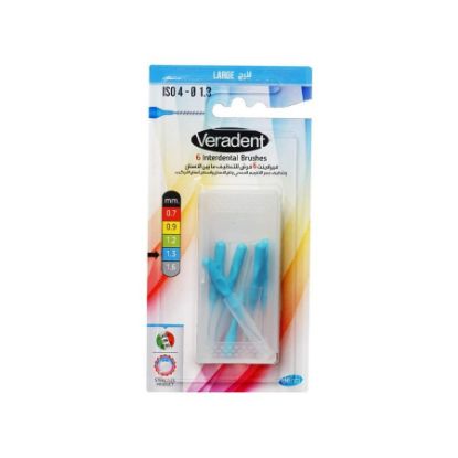 Picture of VERADENT 6 INTERDENTAL BRUSH LARGE 1.3 MM 1264
