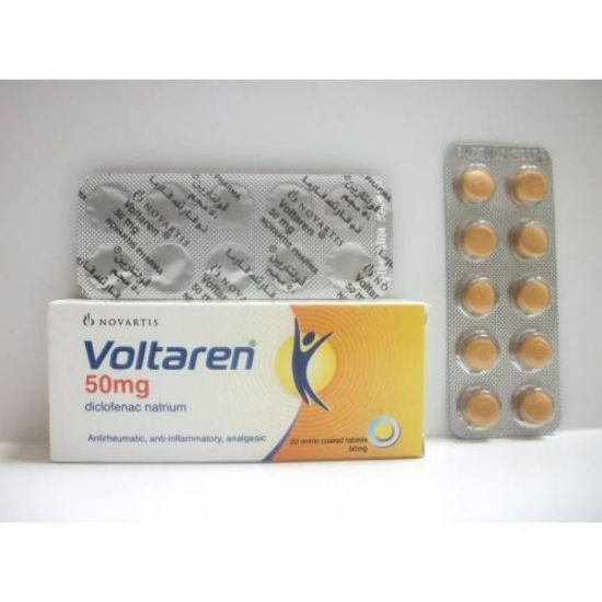 Picture of VOLTAREN 50 MG 20 TAB