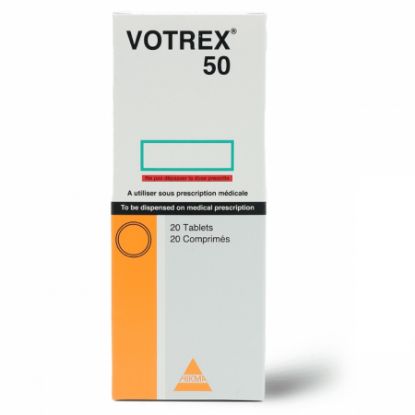 Picture of VOTREX 50 MG 20 TAB