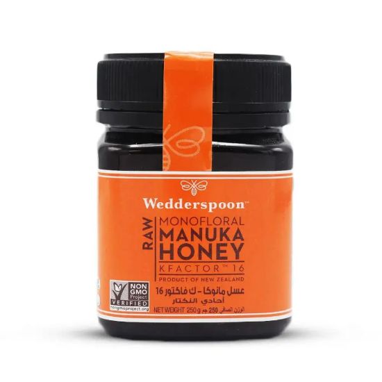 Picture of WEDDERSPOON MONOFLORAL MANUKA HONEY  K FACTOR 16  250GM 2447