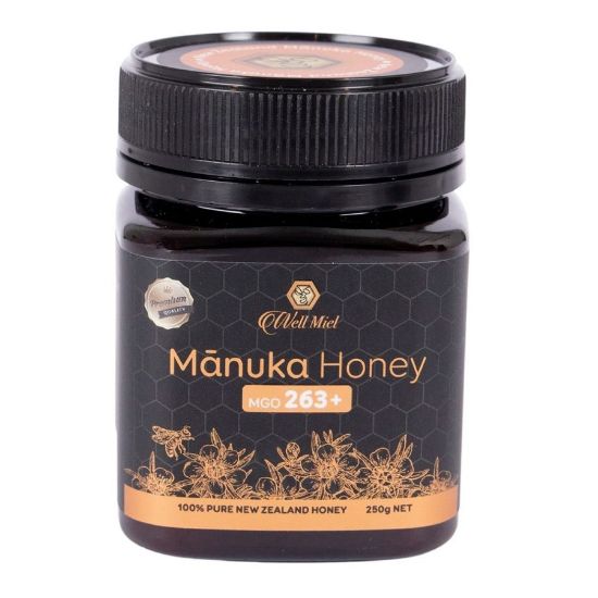 Picture of WELL MIEL MANUKA HONEY  MGO 263+ 250G #2707
