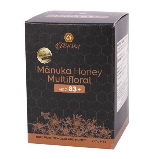 Picture of WELL MIEL MANUKA HONEY  MGO 83+ 250G #2691