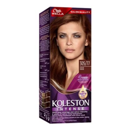 Picture of WELLA KOLESTON INTENSE HAIR COLOR 305/77 CACAO KIT  6914