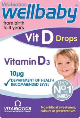 Picture of WELLBABY VITAMIN D3 DROPS 30 ML