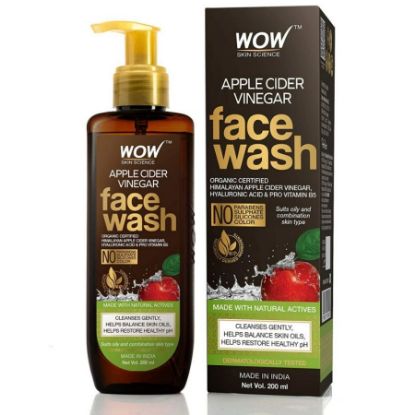 Picture of WOW SKIN SCIENCE APPLE CIDER VINEGAR FACE WASH WITH BRUSH 15
