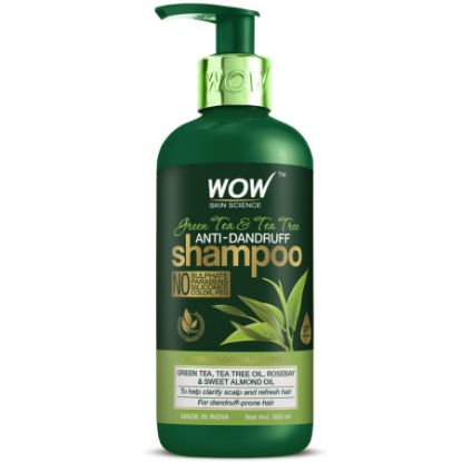 Picture of WOW SKIN SCIENCE GREEN TEA AND TEA TREE SHAMPOO 300ML