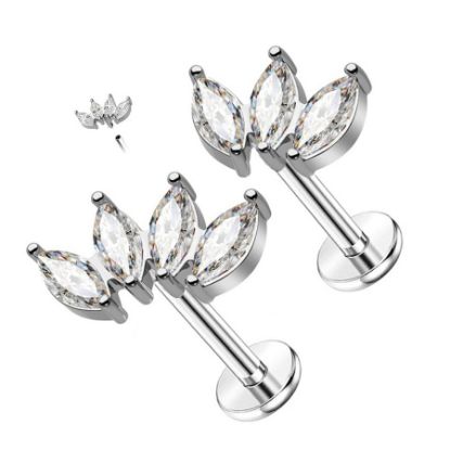 Picture of X8 BODY LUXURY EARRING ZIRCO FE766