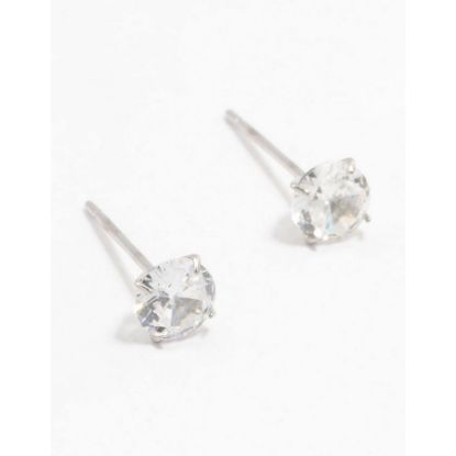 Picture of X8 BUDDY LUXURY EARRINGS ZIRCON STEEL 5*5 MM FE515