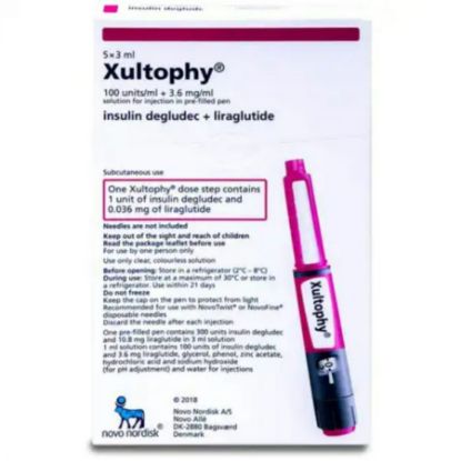 Picture of XULTOPHY 100 UNITS/ML+3.6 MG/ML INJECTION