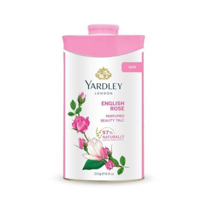 Picture of YARDLEY ENGLISH ROSE PERFUMED TALC 250GRAM