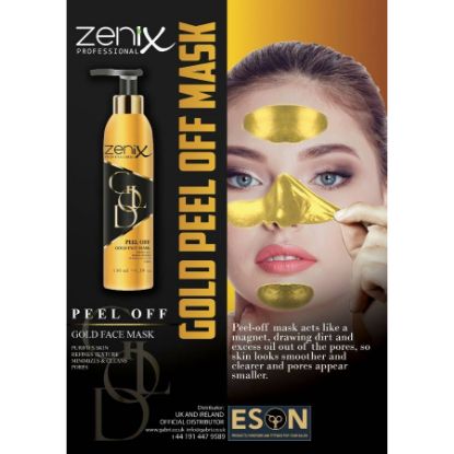 Picture of ZENIX FACE MASK GOLD PEEL OFF 130ML 3651