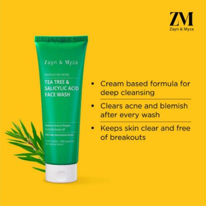 Picture of ZM SALICYLIC ACID & TEA TREE FACE WASH 150 ML  6436
