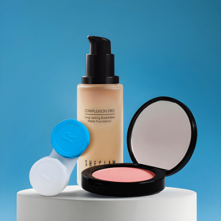 صورة لقسم المكياج والعدسات اللاصقة